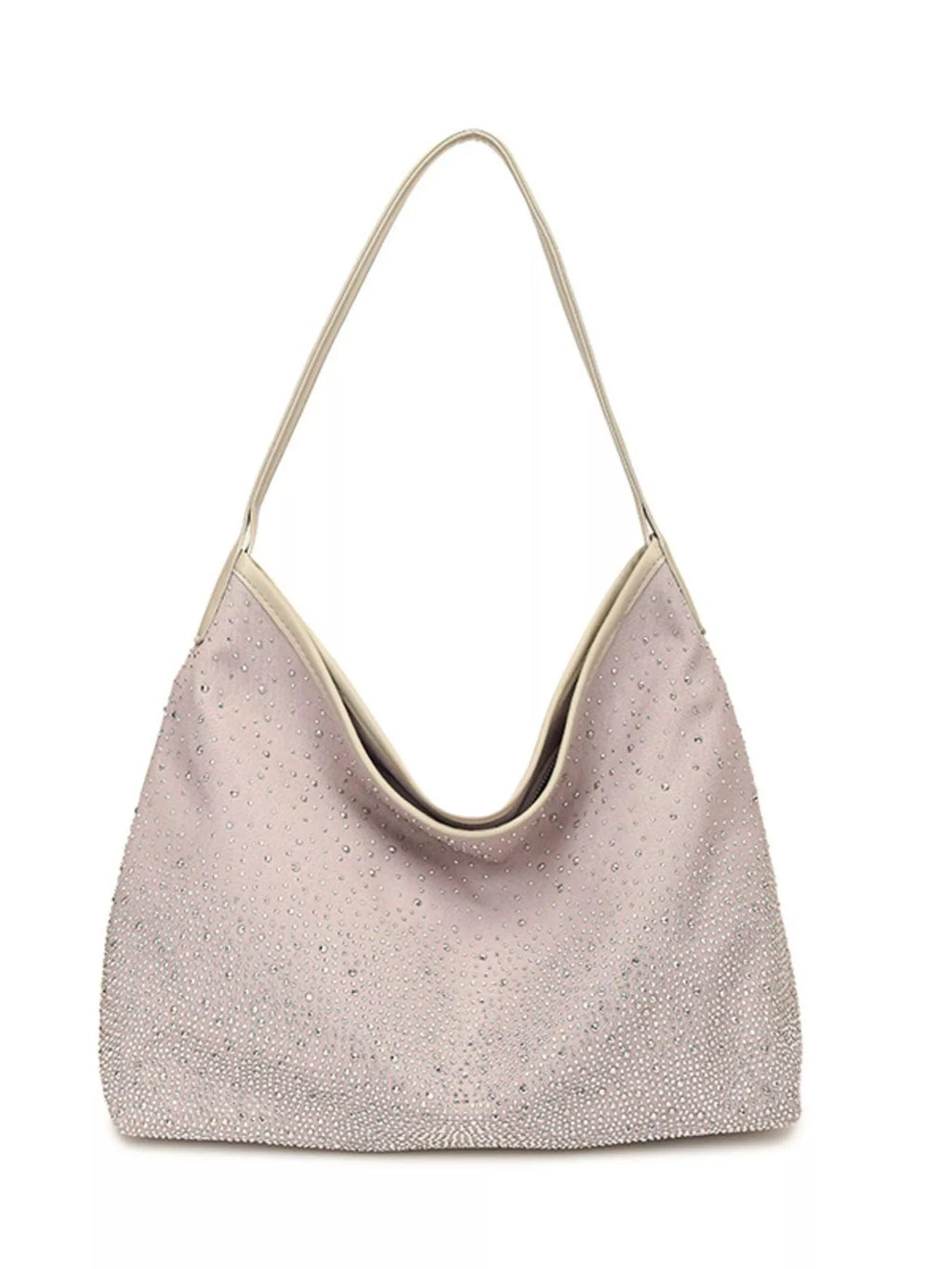 Sparkling Rhinestone Hobo Shoulder Bag