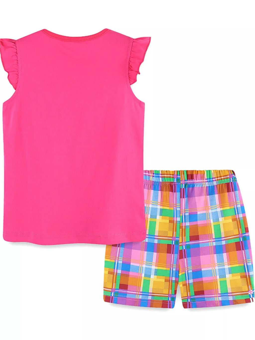 Children's Camera Embroidered Top and Shorts Set