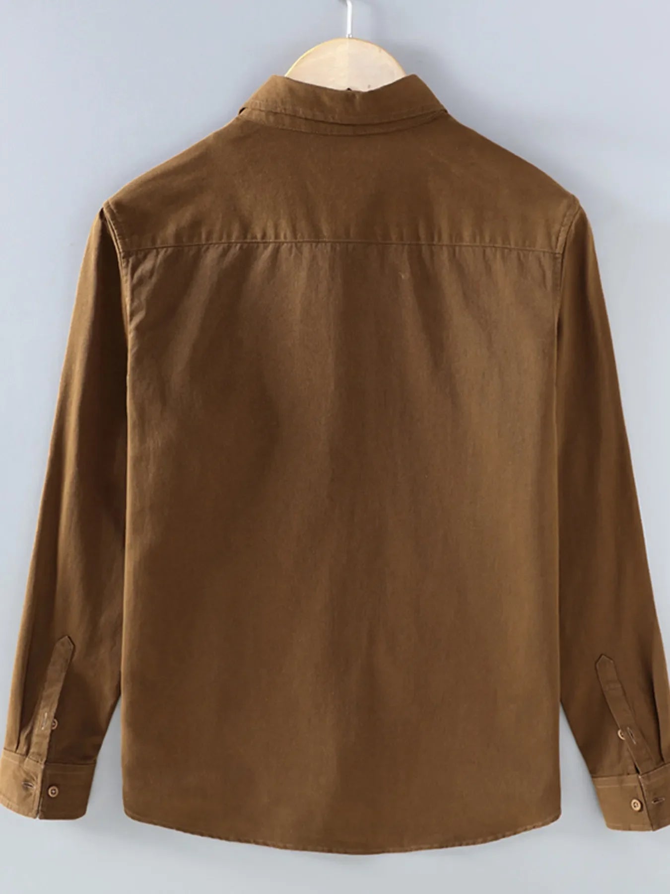 Men's Plus Size Button Up Long Sleeve Shirt