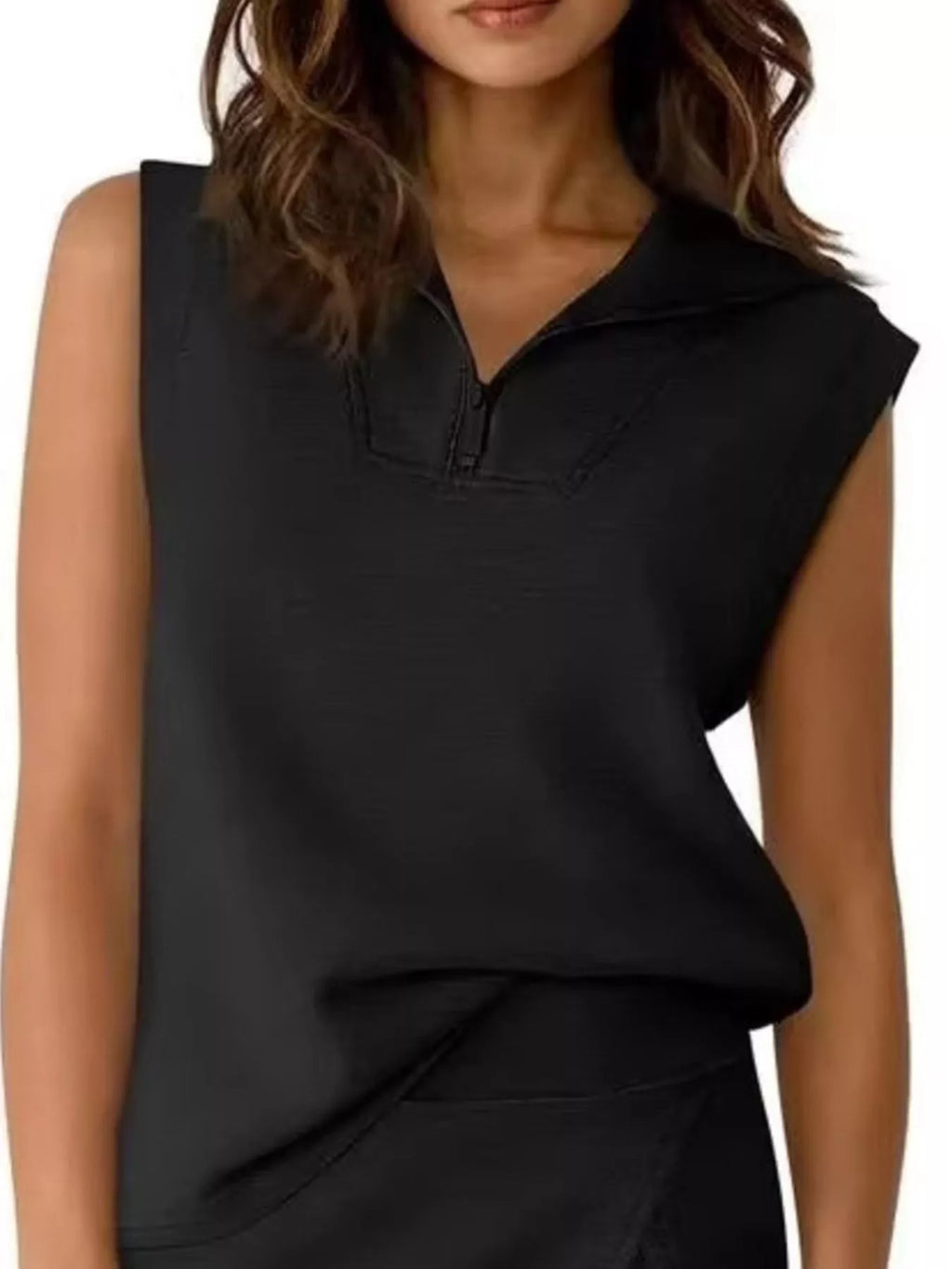 Quarter Zip Top and Skort Set