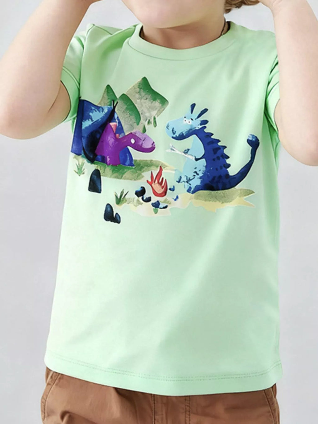 Children's Graphic Round Neck Tee