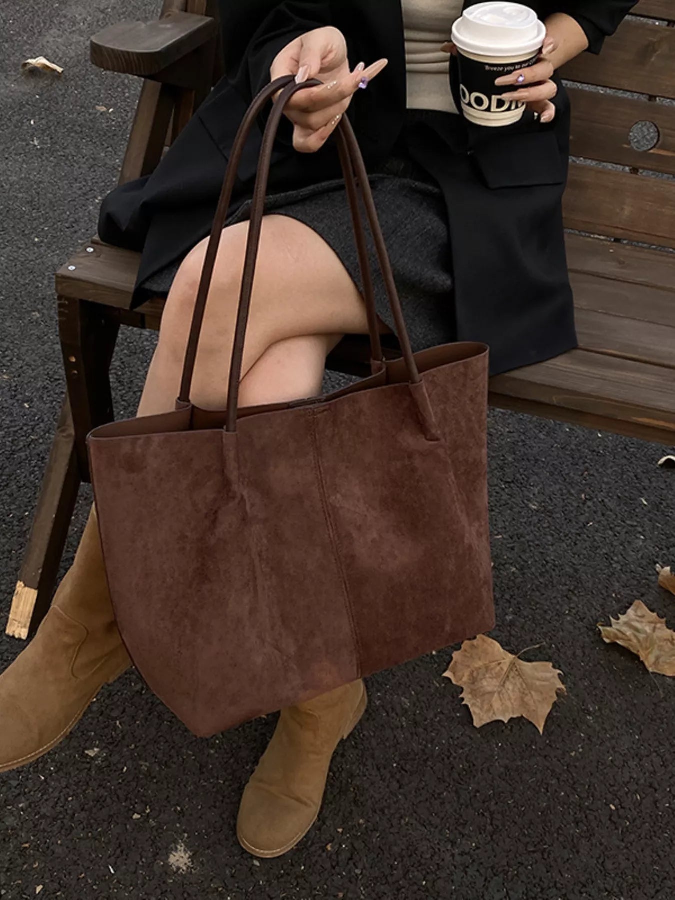 Solid Color Tote Bag