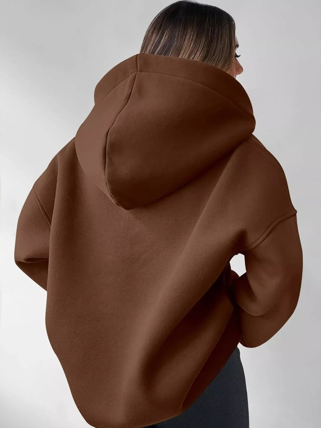Dropped Shoulder Long Sleeve Sweatshirt