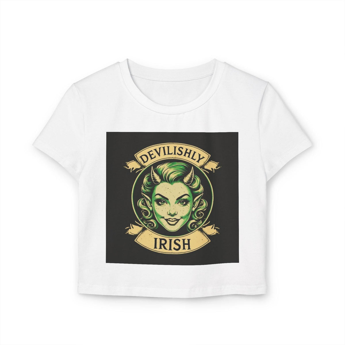 St Patricks Day Baby Tee Devilishly Irish