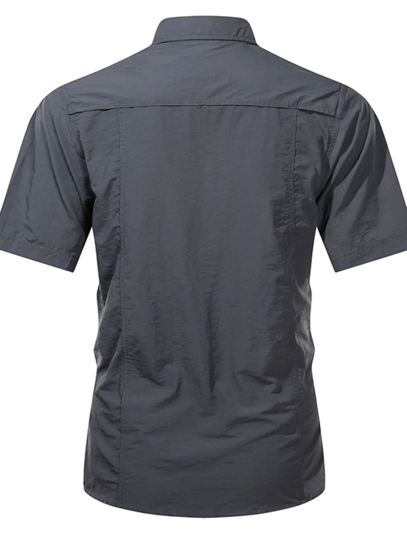 Men's Plus Size Lightweight Button Up Short Sleeve Shirt