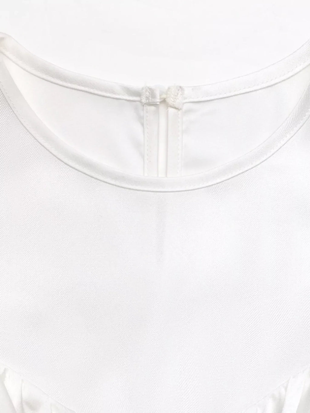 Ruffled Cold Shoulder Flounce Sleeve Blouse