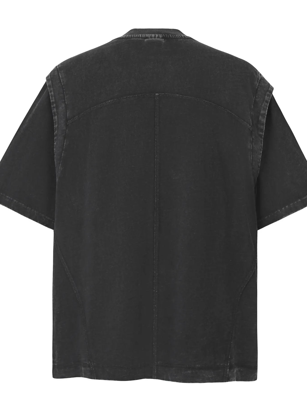 Men's Wash Graphic Round Neck T-Shirt