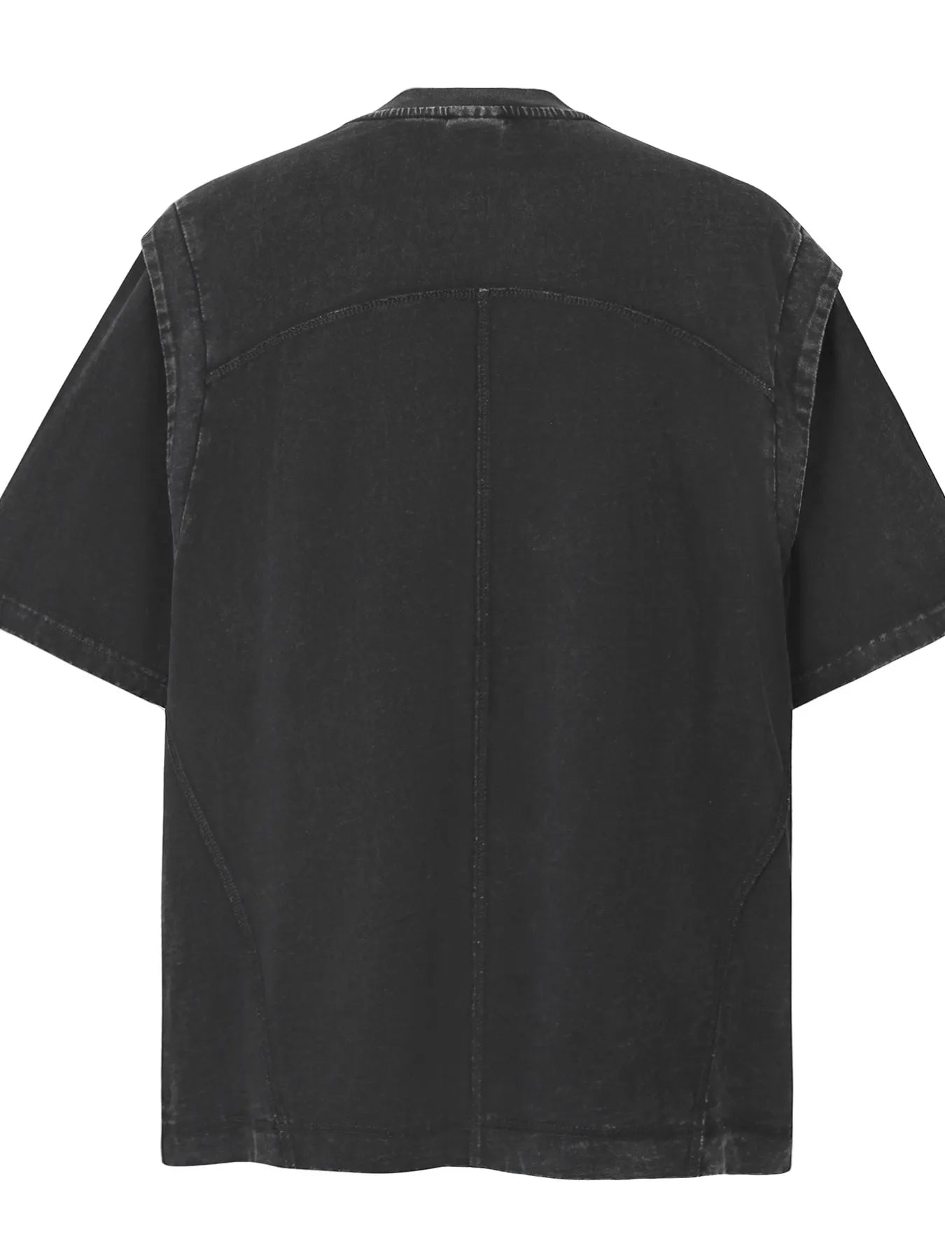Men's Wash Graphic Round Neck T-Shirt