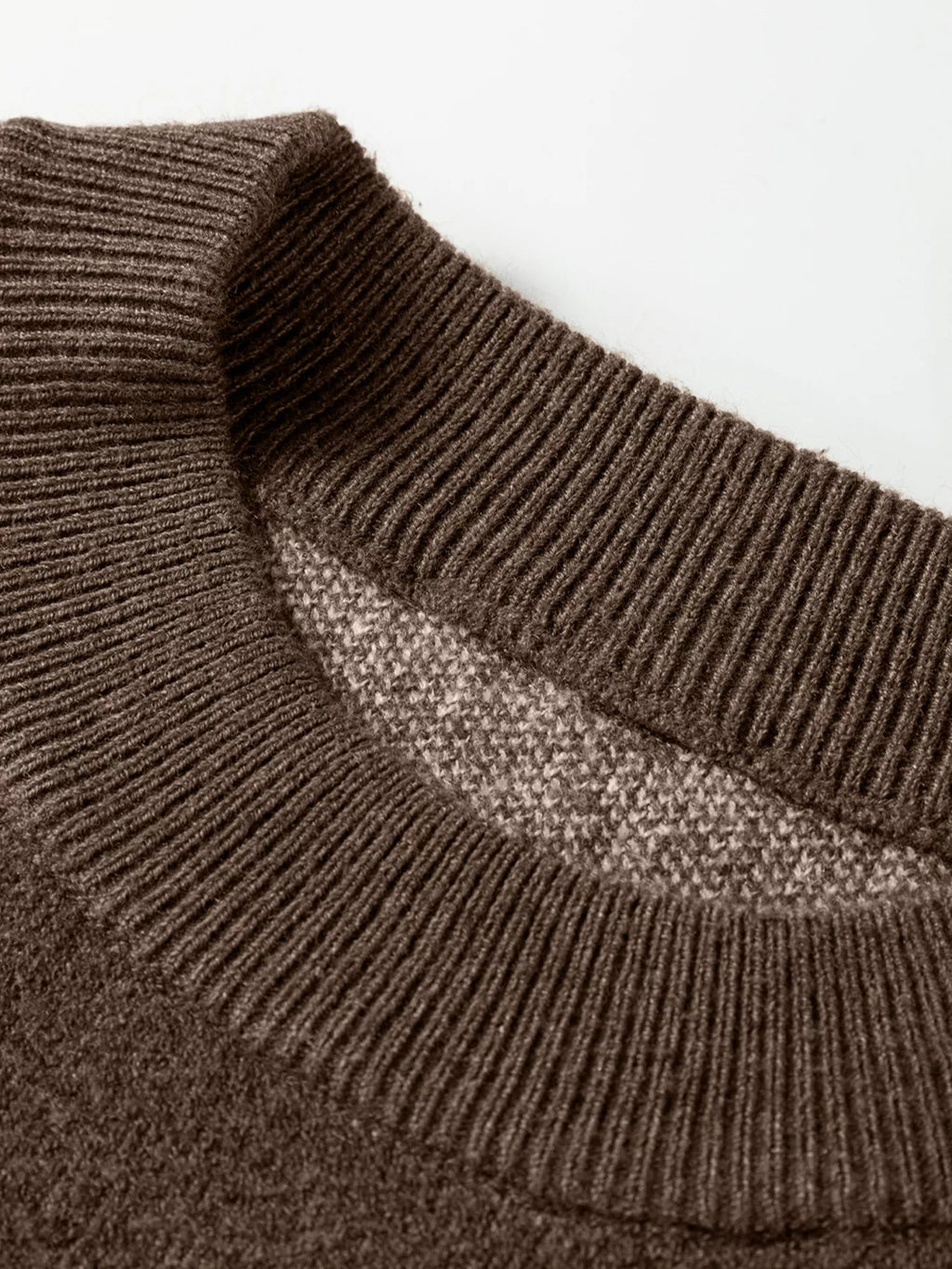 Dotted Print Ribbed Edge Knit Sweater