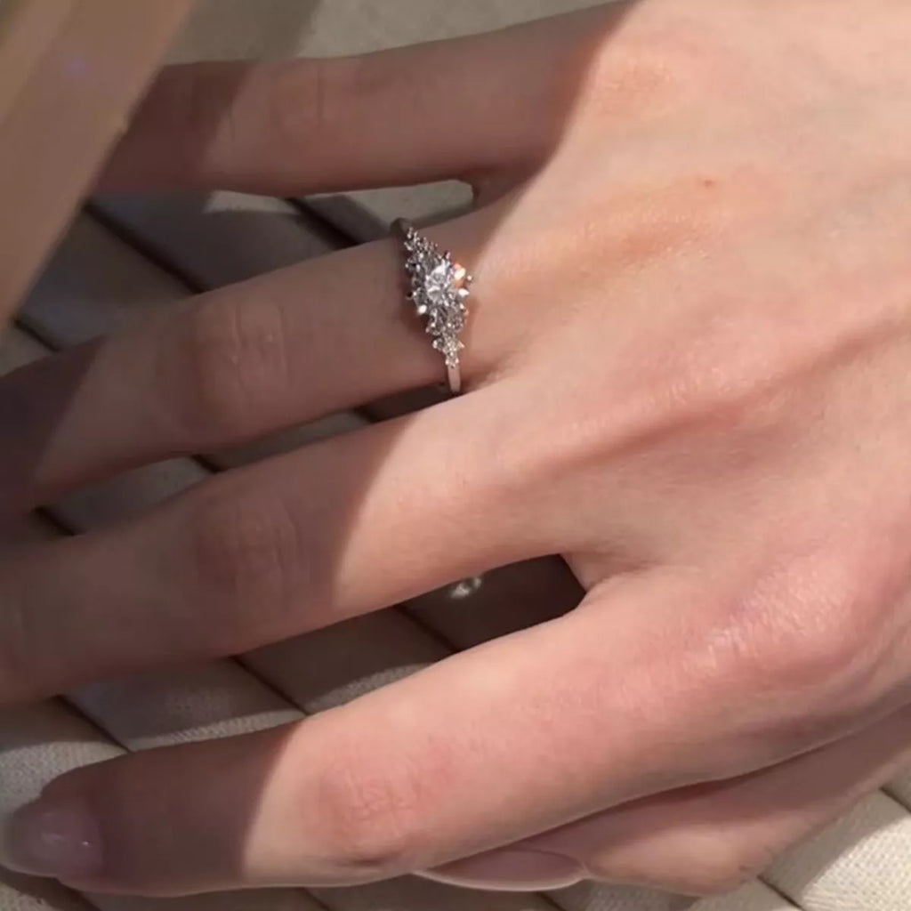 2 Carat Moissanite 925 Sterling Silver Ring