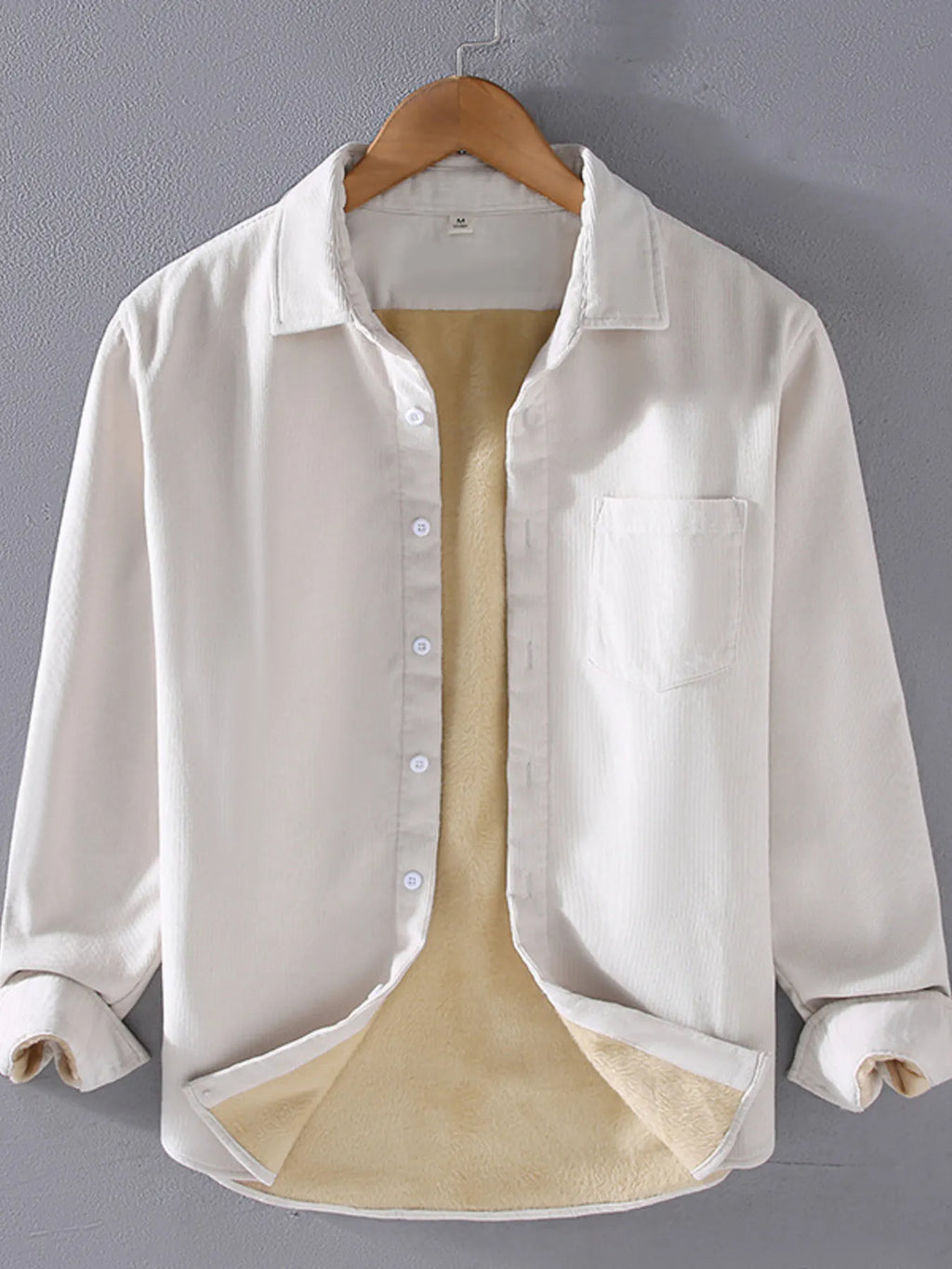 Men's Plus Size Button Up Long Sleeve Shirt