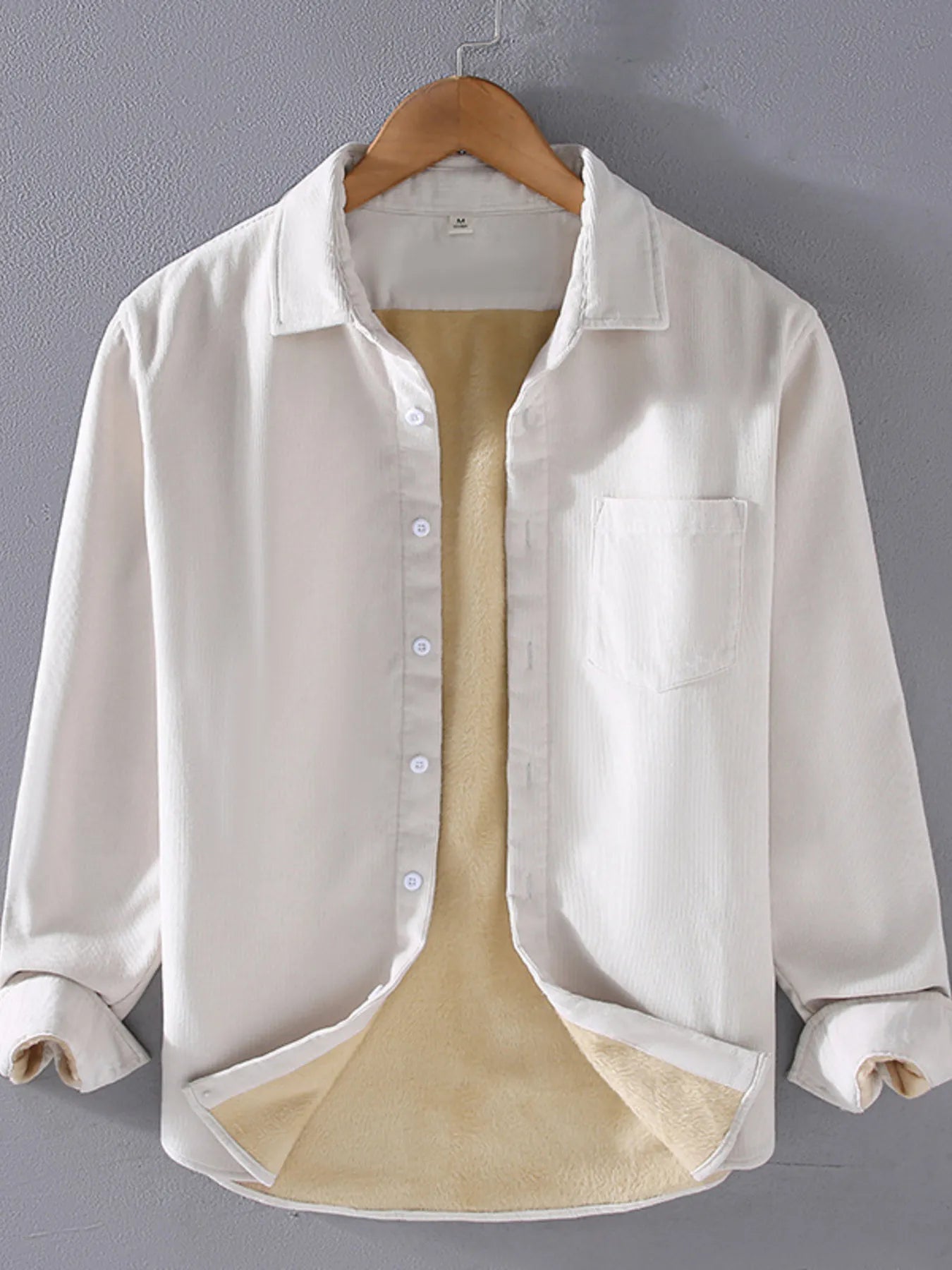 Men's Plus Size Button Up Long Sleeve Shirt