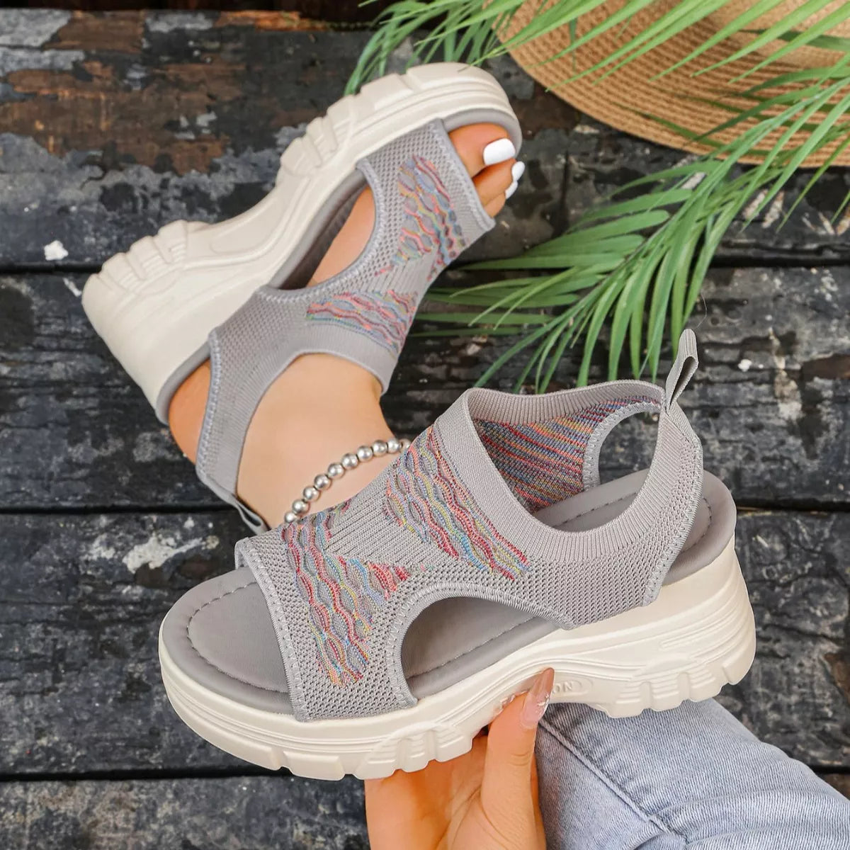 Open Toe Platform Sandals