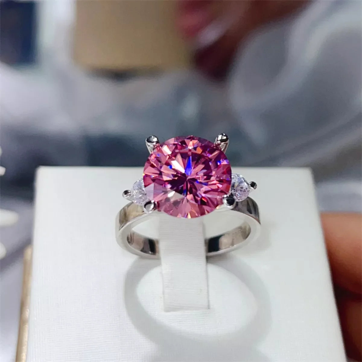 5 Carat Moissanite 925 Sterling Silver Ring