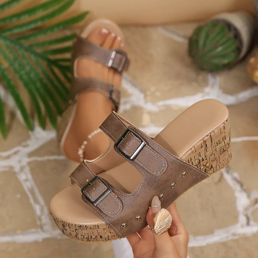 Open Toe Wedge Sandals