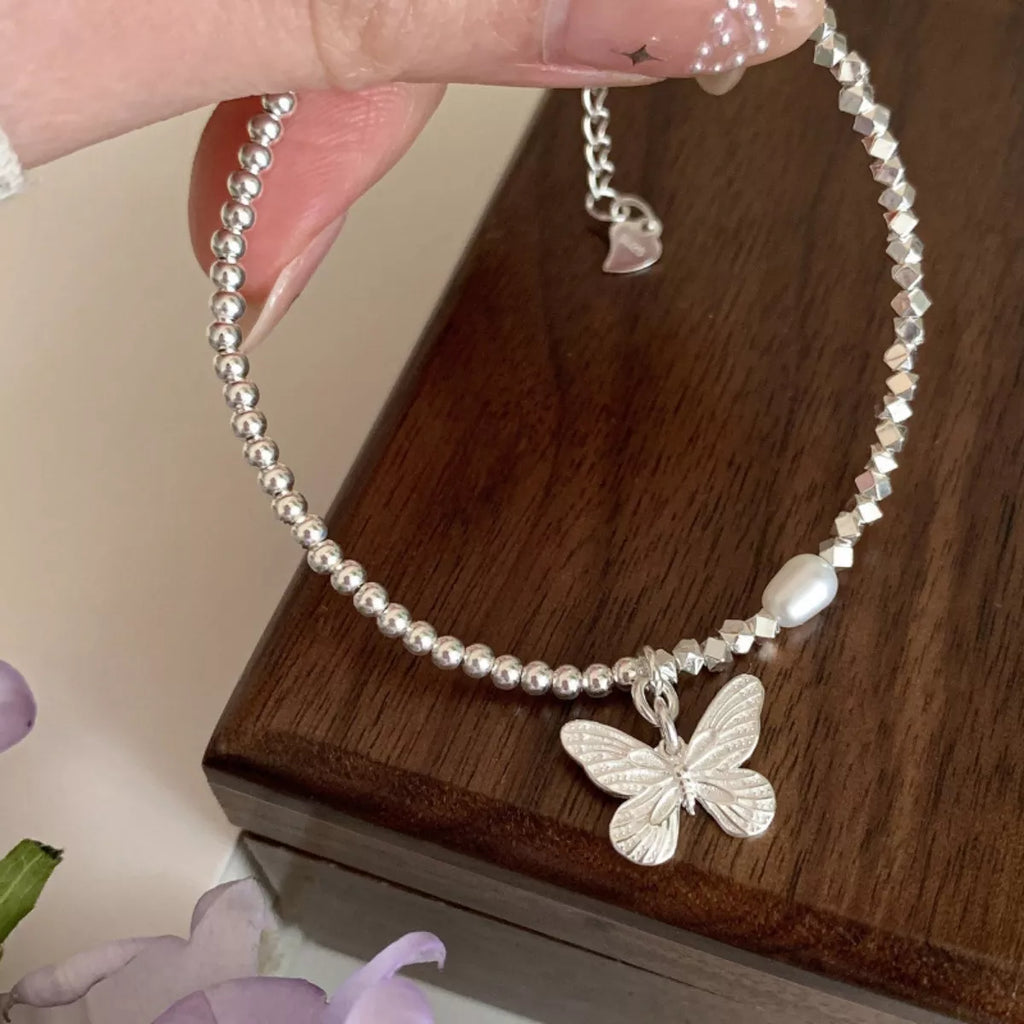 925 Sterling Silver Butterfly Bracelet