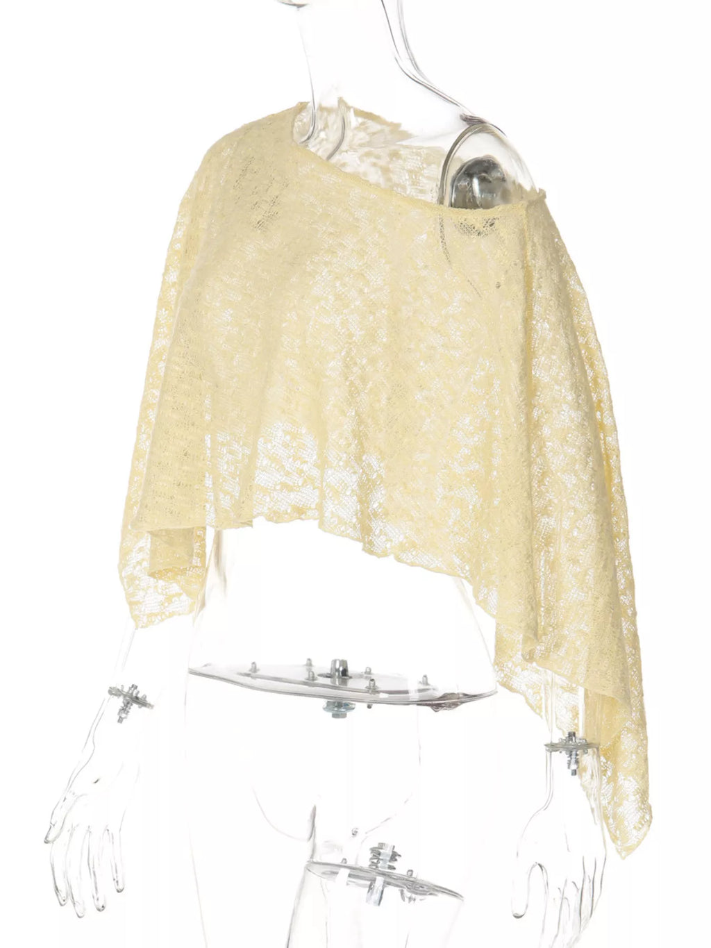 One Shoulder Long Sleeve Cover Up