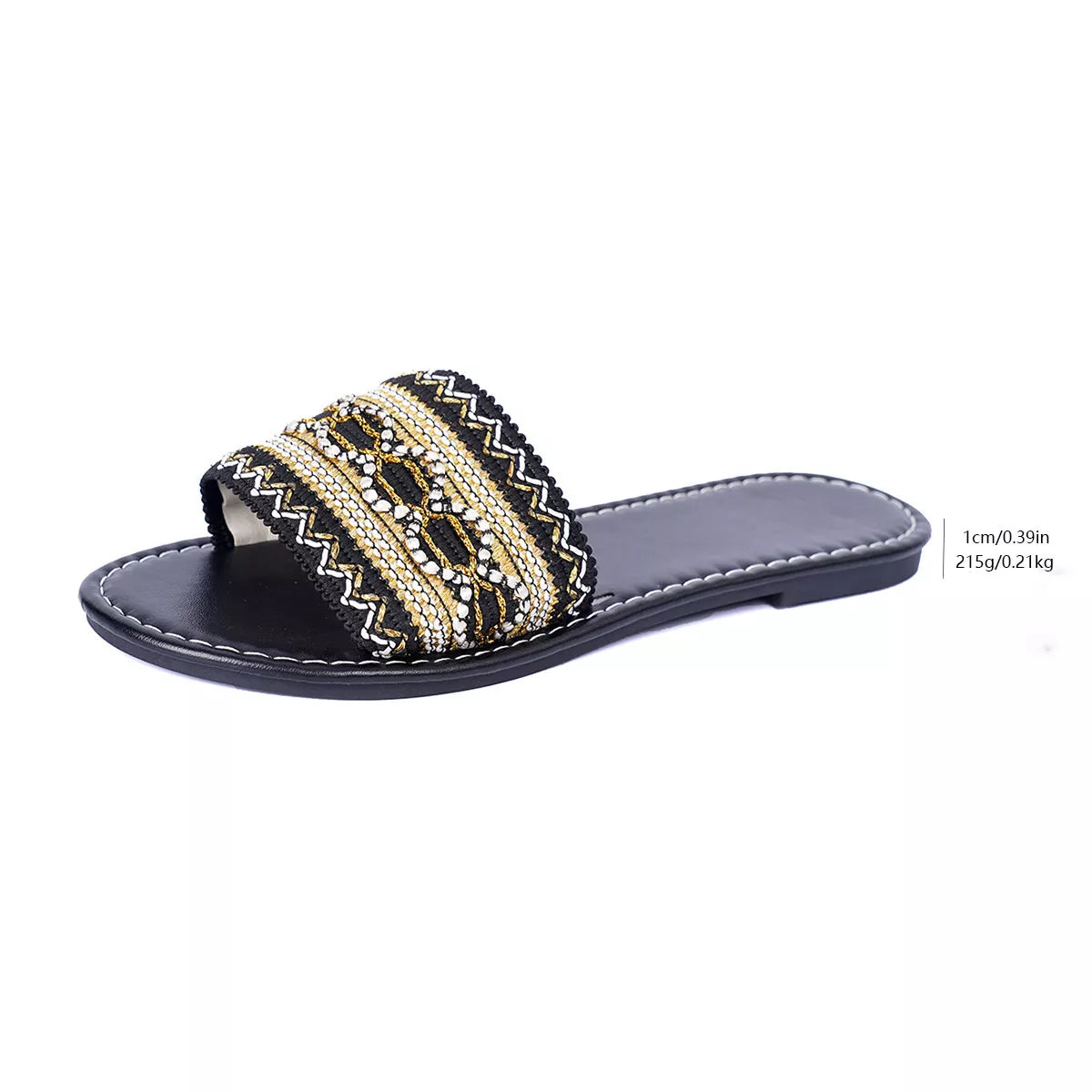 Open Toe Flat Sandals
