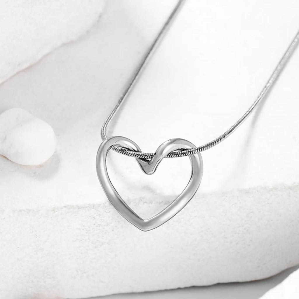 Stainless Steel Heart Necklace