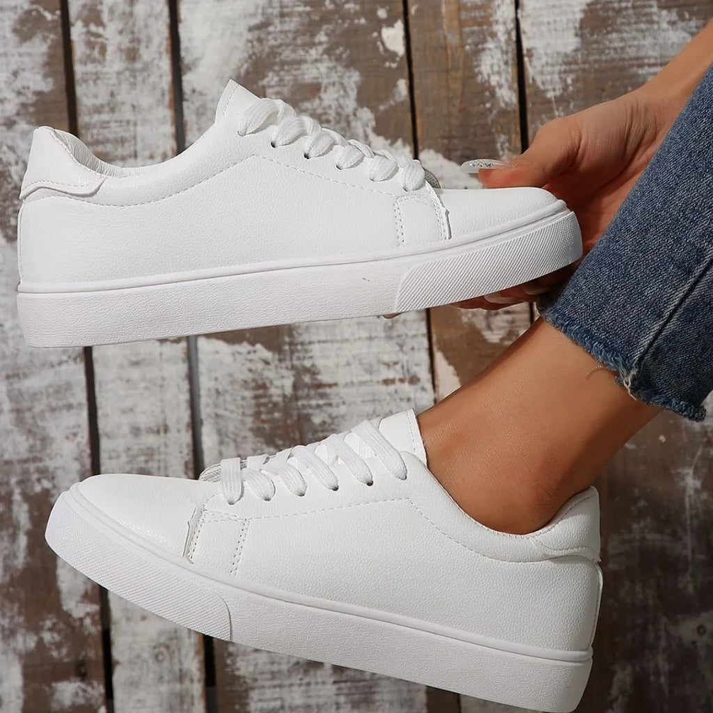 Round Toe Platform Sneakers