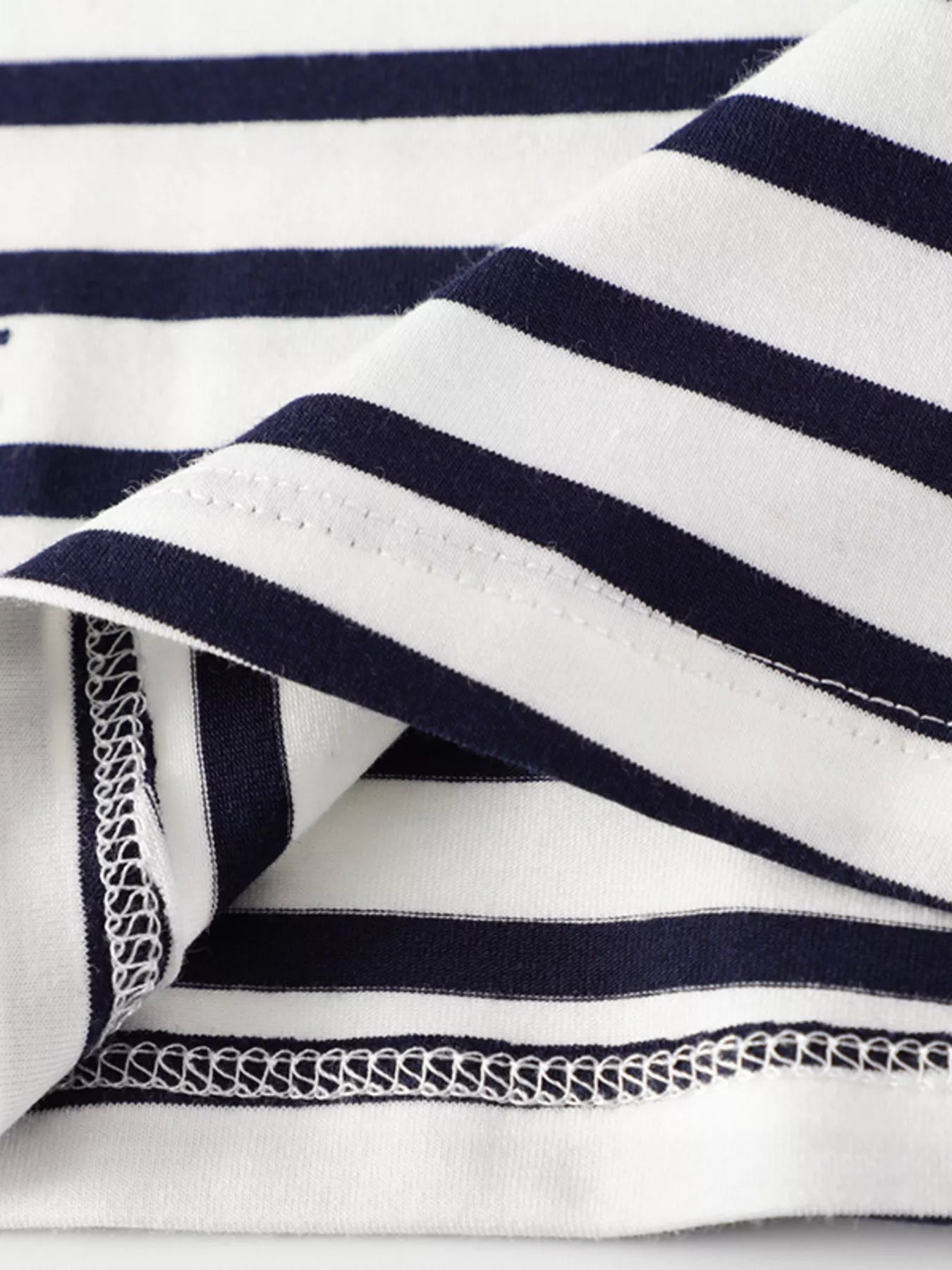 Children's Striped Cat Short Sleeve Dress