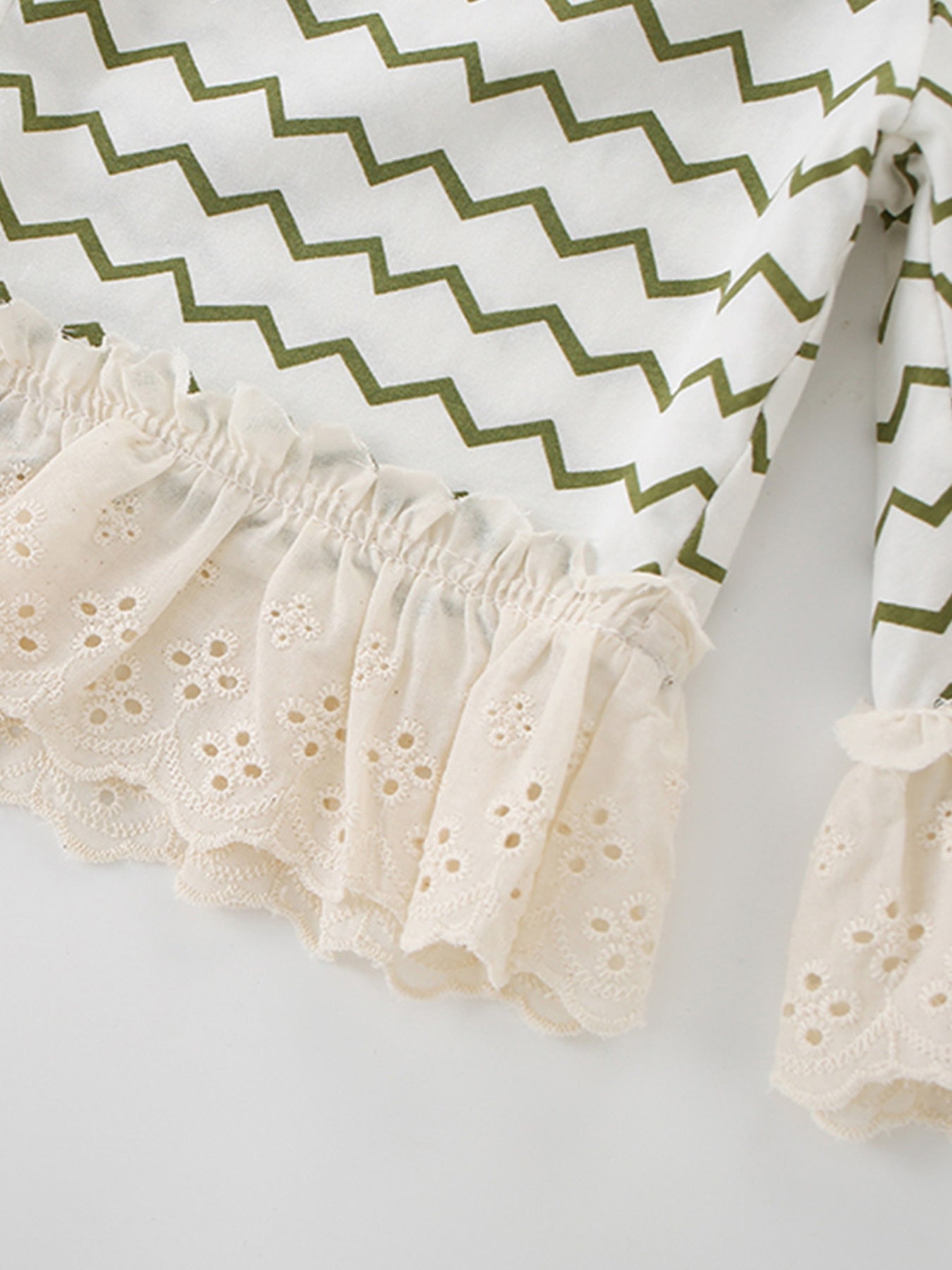 Children's Ruffled Round Neck Tee and Shorts