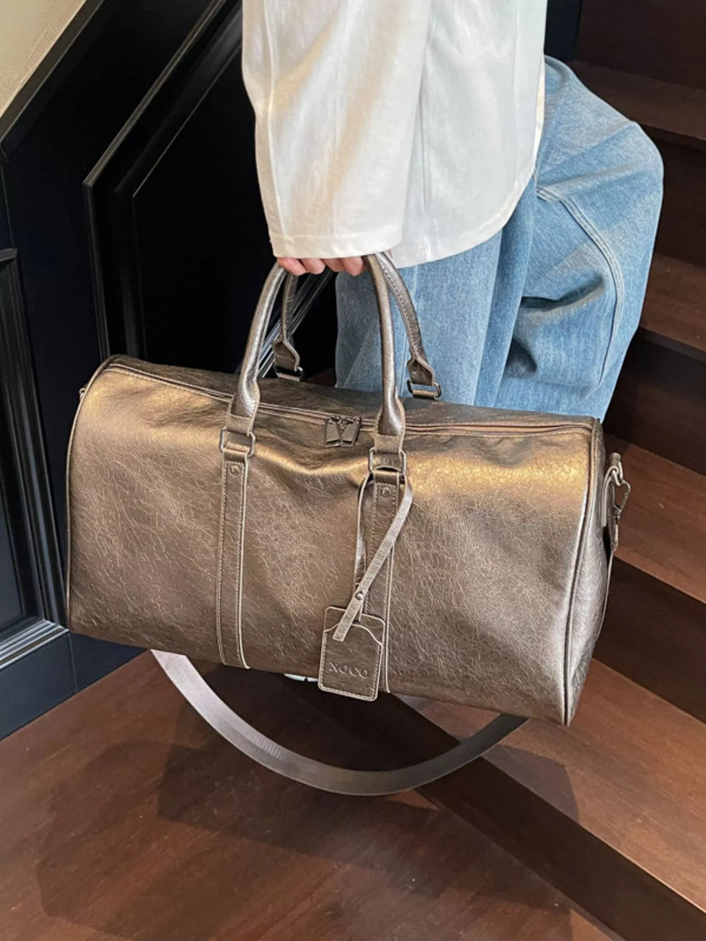 PU Leather Duffle Bag