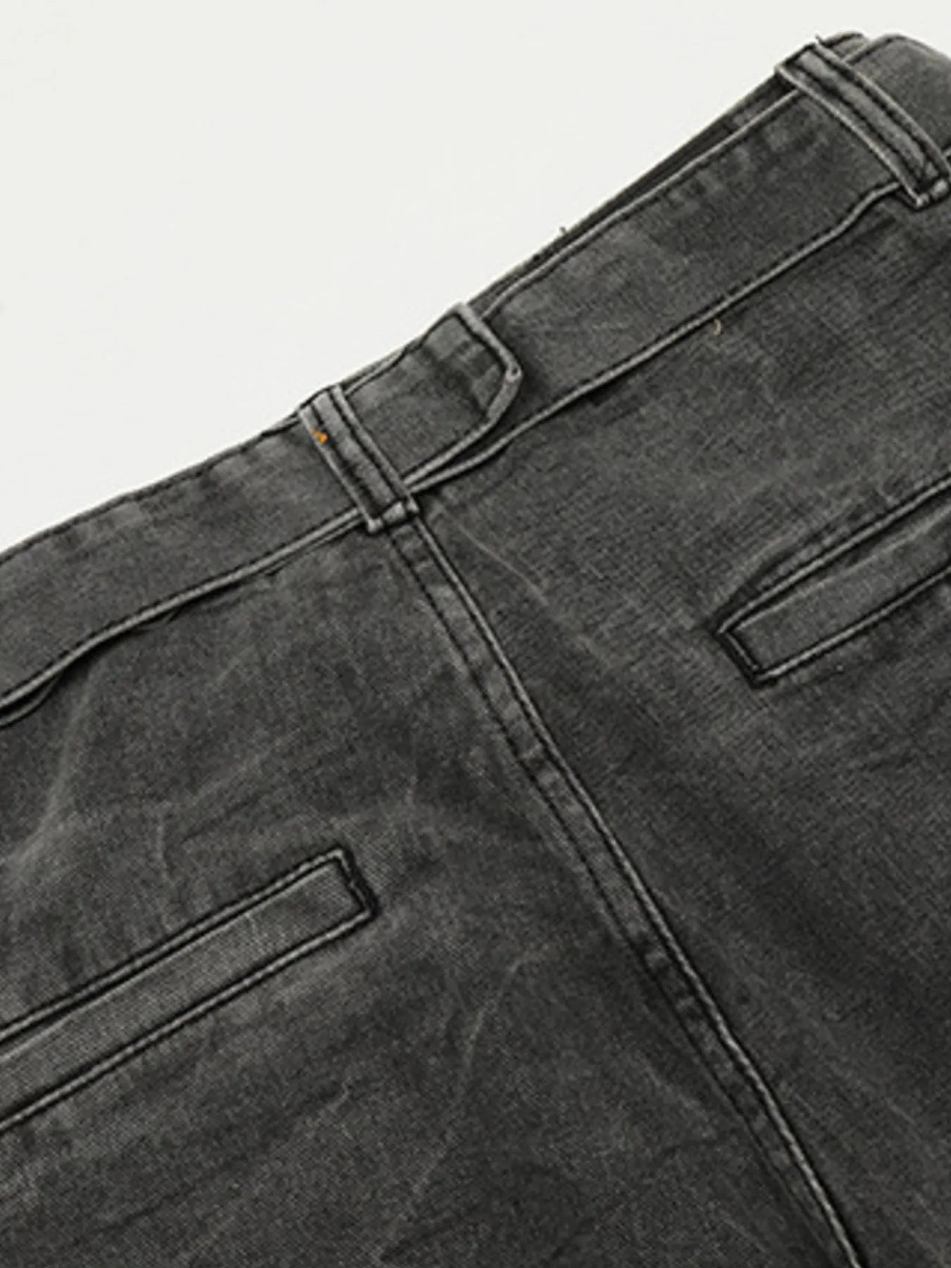 Men's Washed Wide-Leg Baggy Jeans