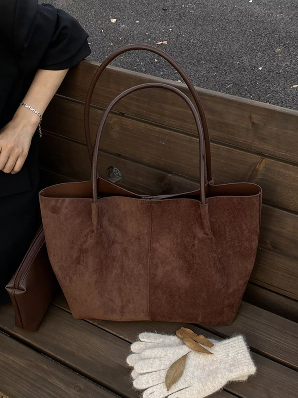 Solid Color Tote Bag