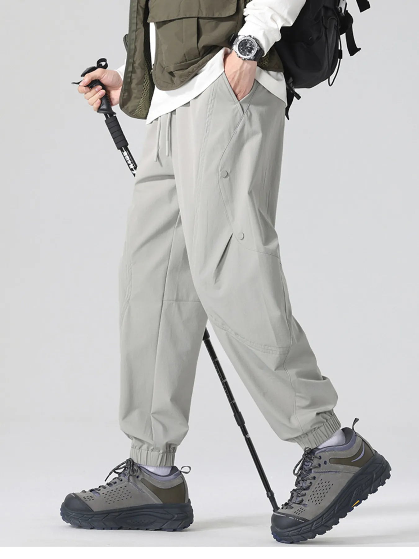 Men's Plus Size Casual Drawstring Joggers