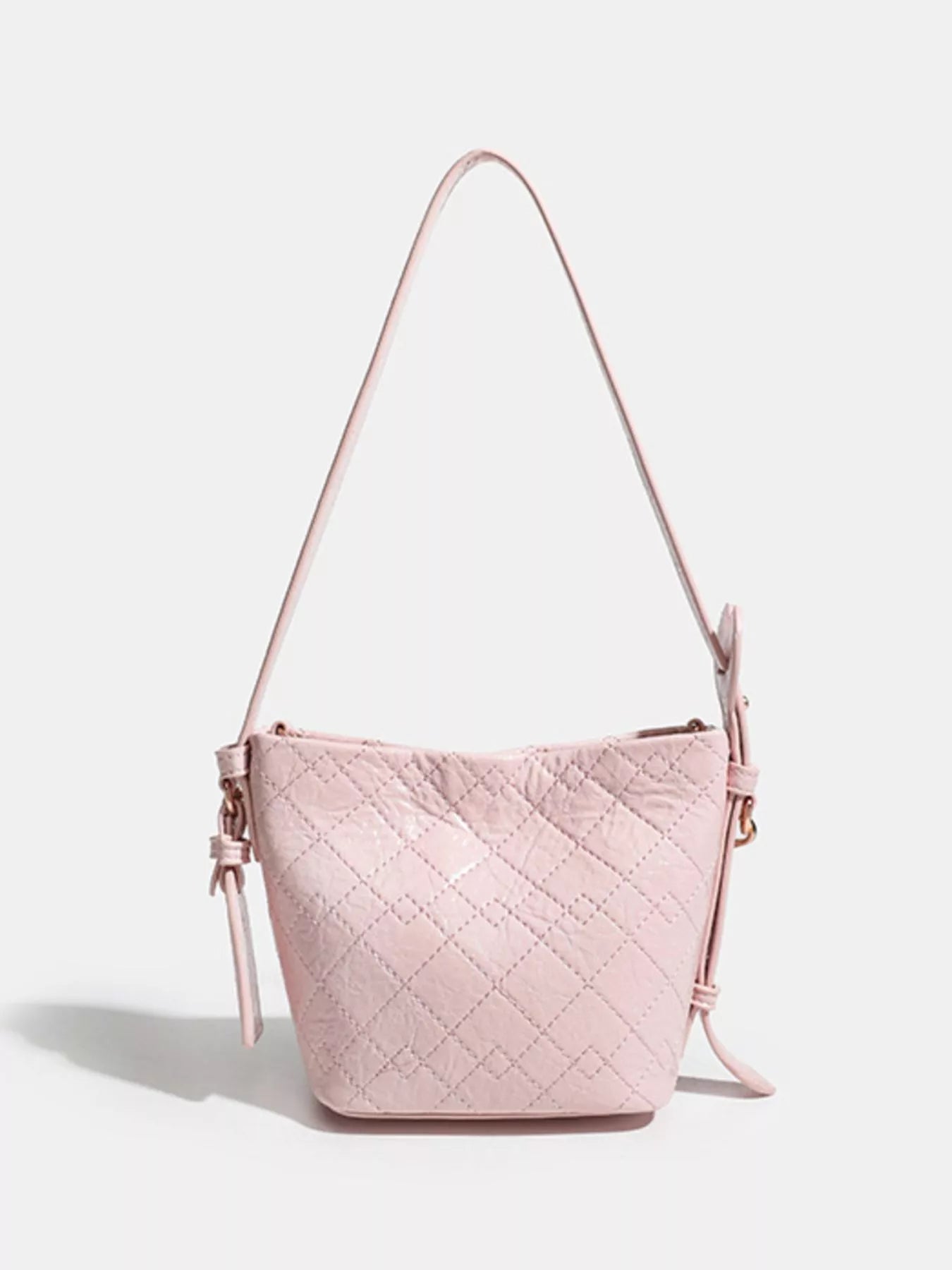 Adjustable Strap Bucket Bag
