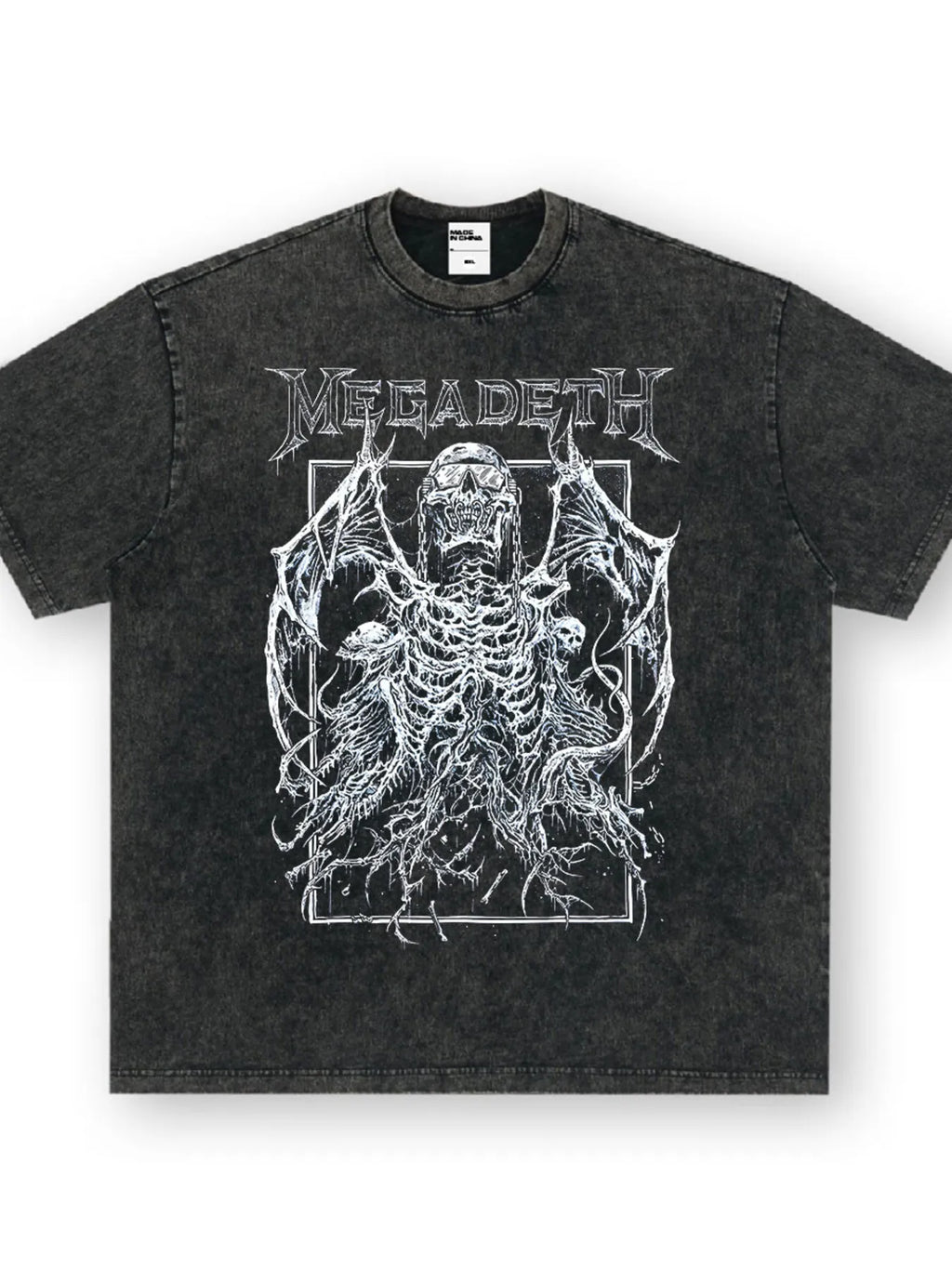 Men's Graphic Vintage Washed T-Shirt