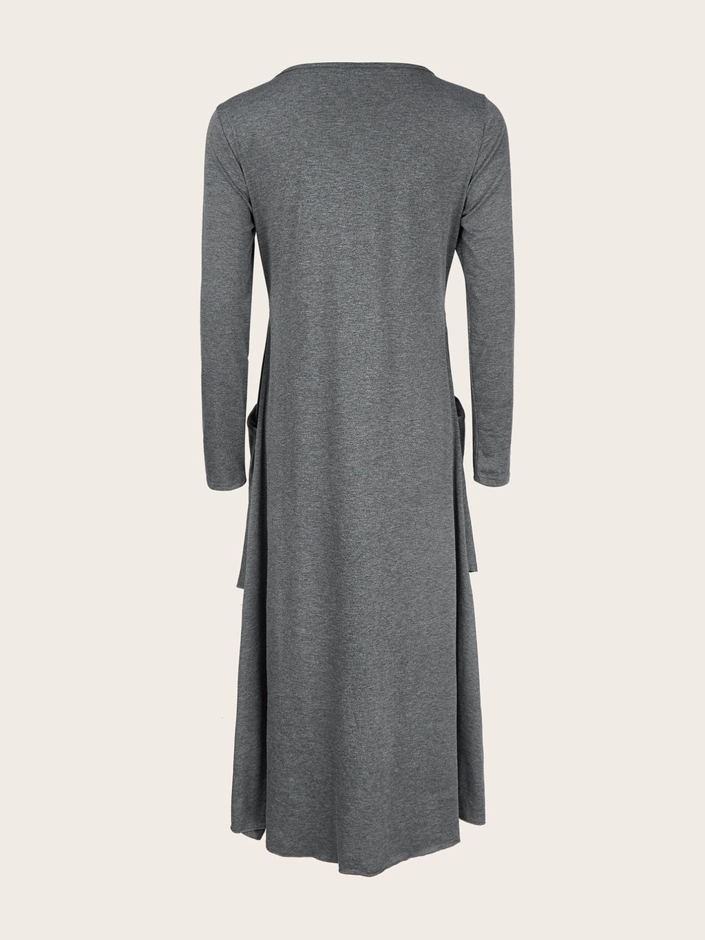 Full Size Heart-Decor Layered Midi Dress Plus Size