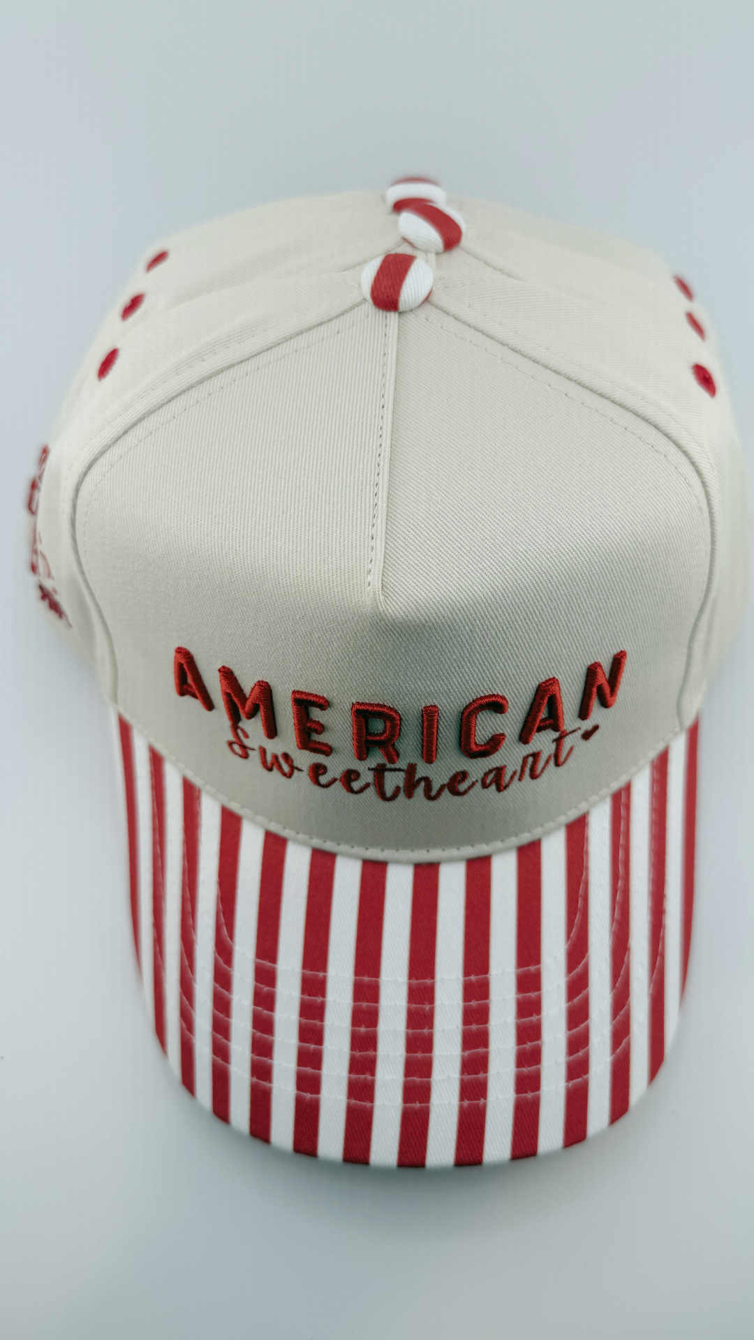 TRR - Cotton Structured Hat  -  SNAP BACK - AMERICAN SWEETHEART