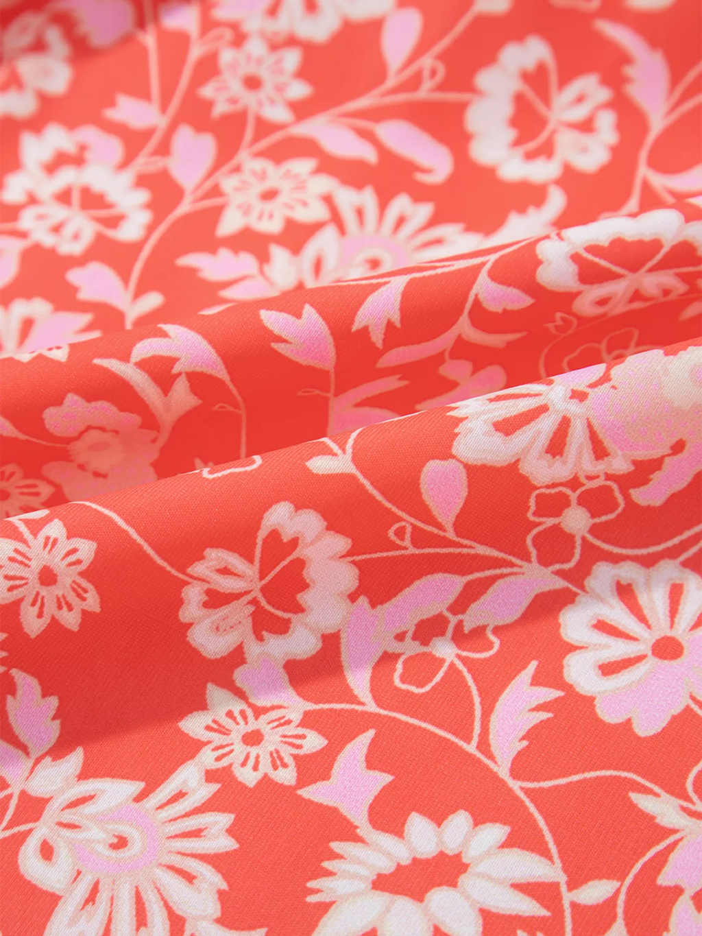 Floral Print Tasseled Tied Sleeve Empire Waist Dress