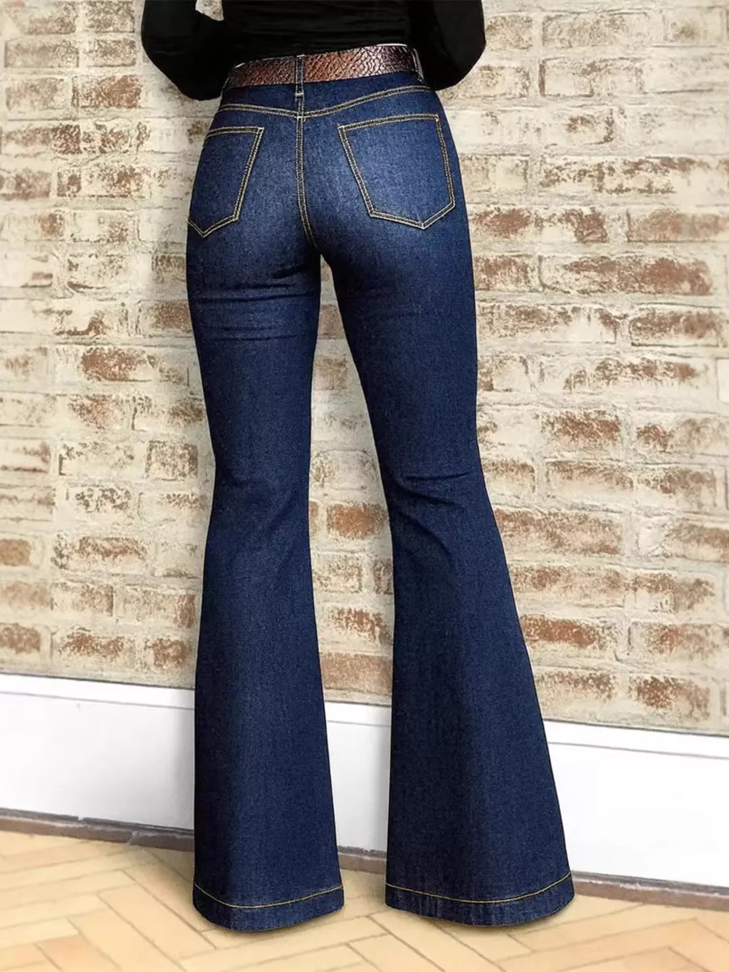 High-Waisted Flare Jeans