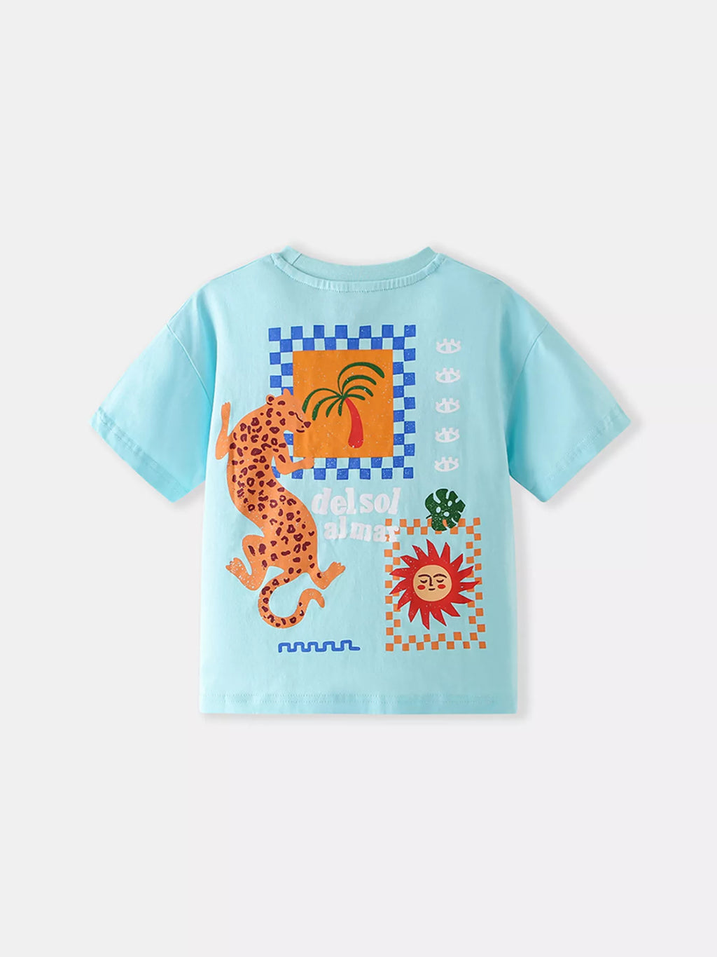 Children's Cartoon Graphic Short Sleeve T-Shirt
