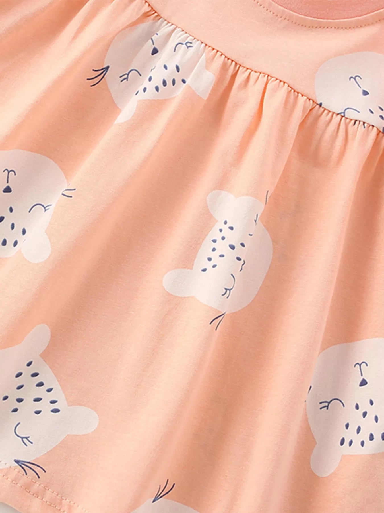 Children's Ruffled Sleeve Top and Shorts Set