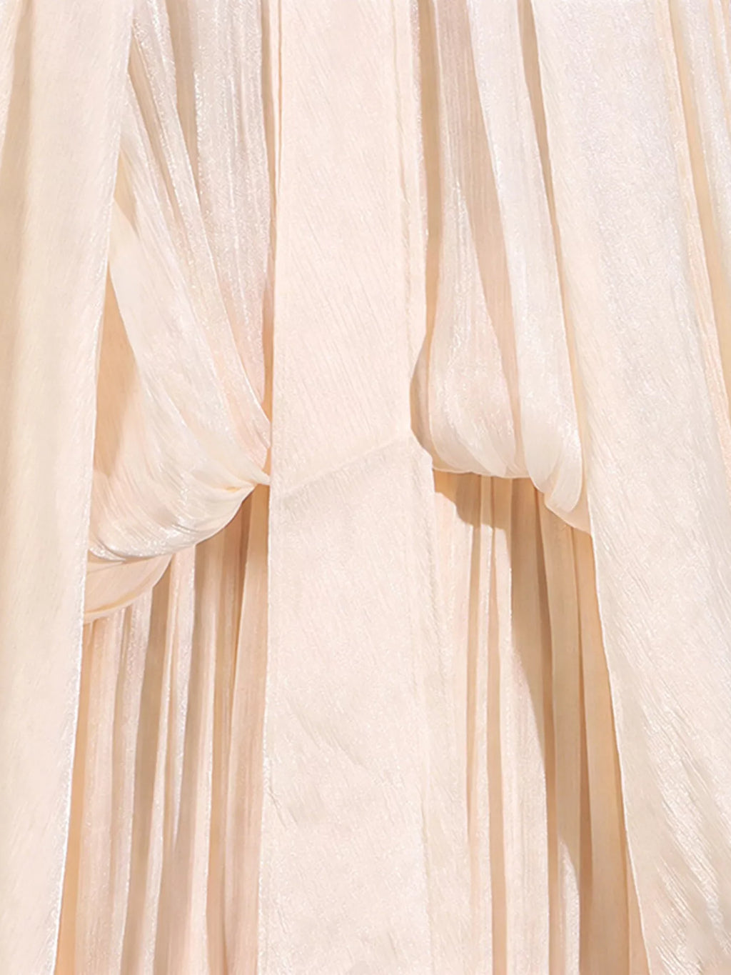 Tie Front Balloon Sleeve Midi Dress