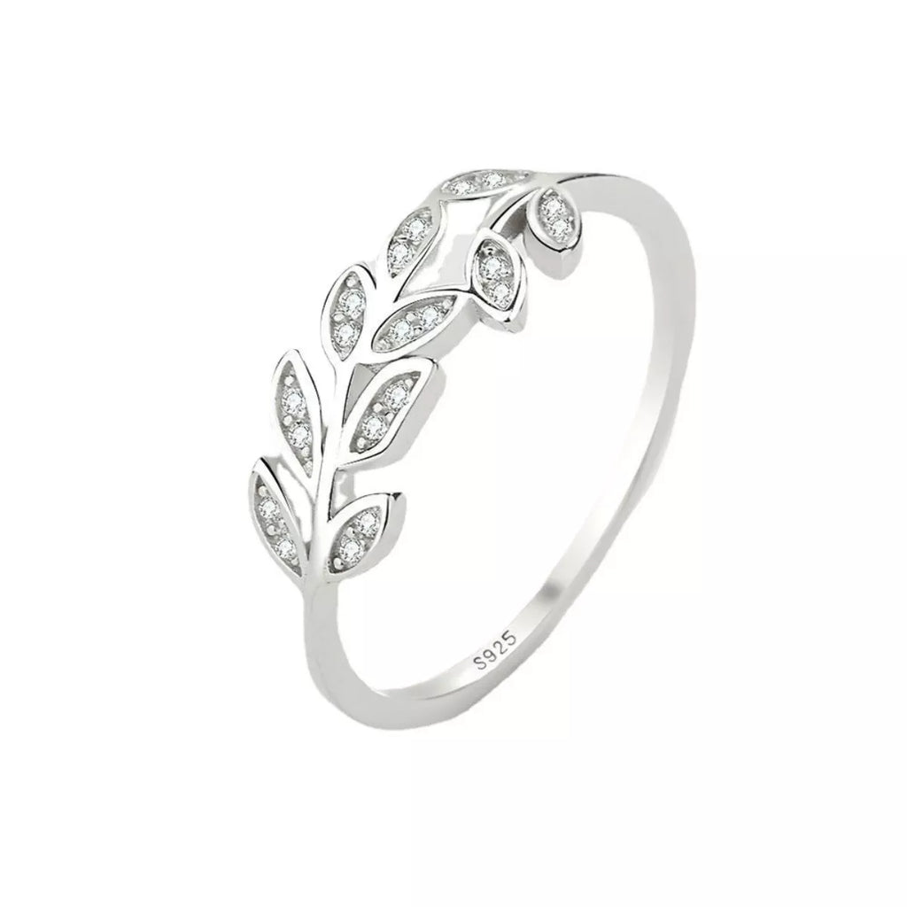 925 Sterling Silver Leaf Ring