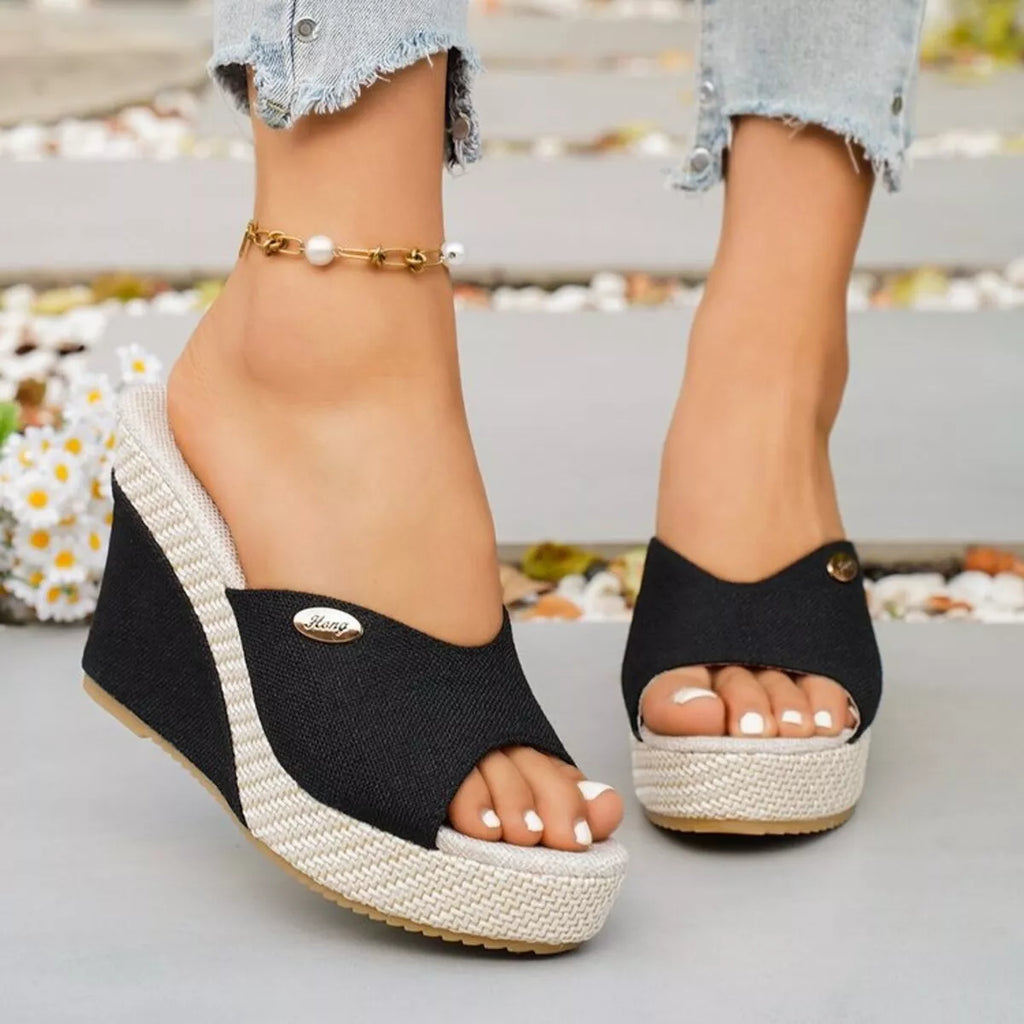 Open Toe Wedge Sandals