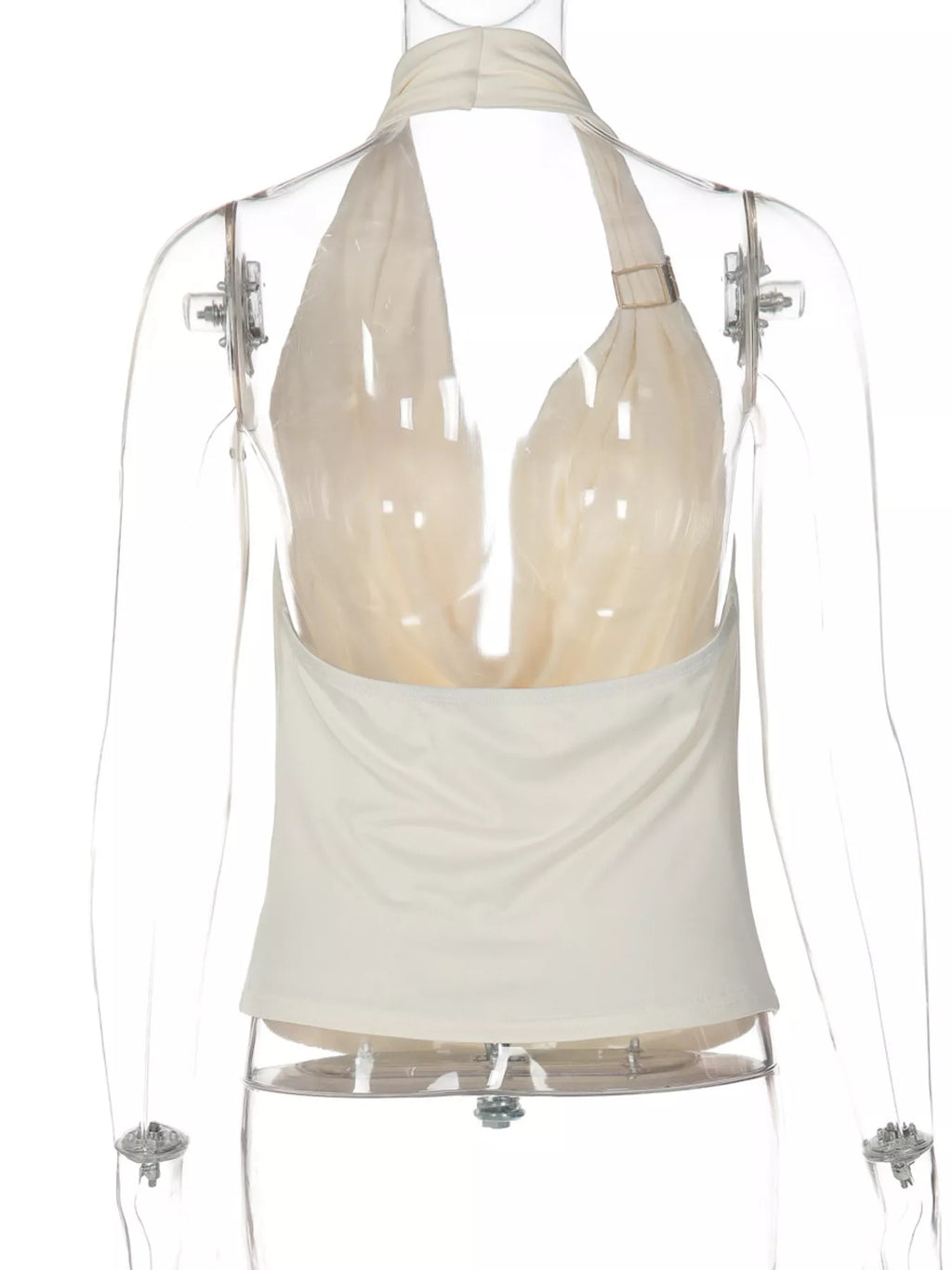 Halter Neck Ruched Tank