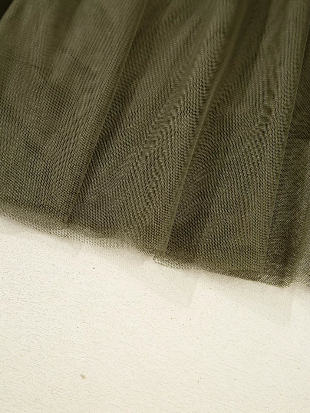 Tulle A-Line Midi Skirt