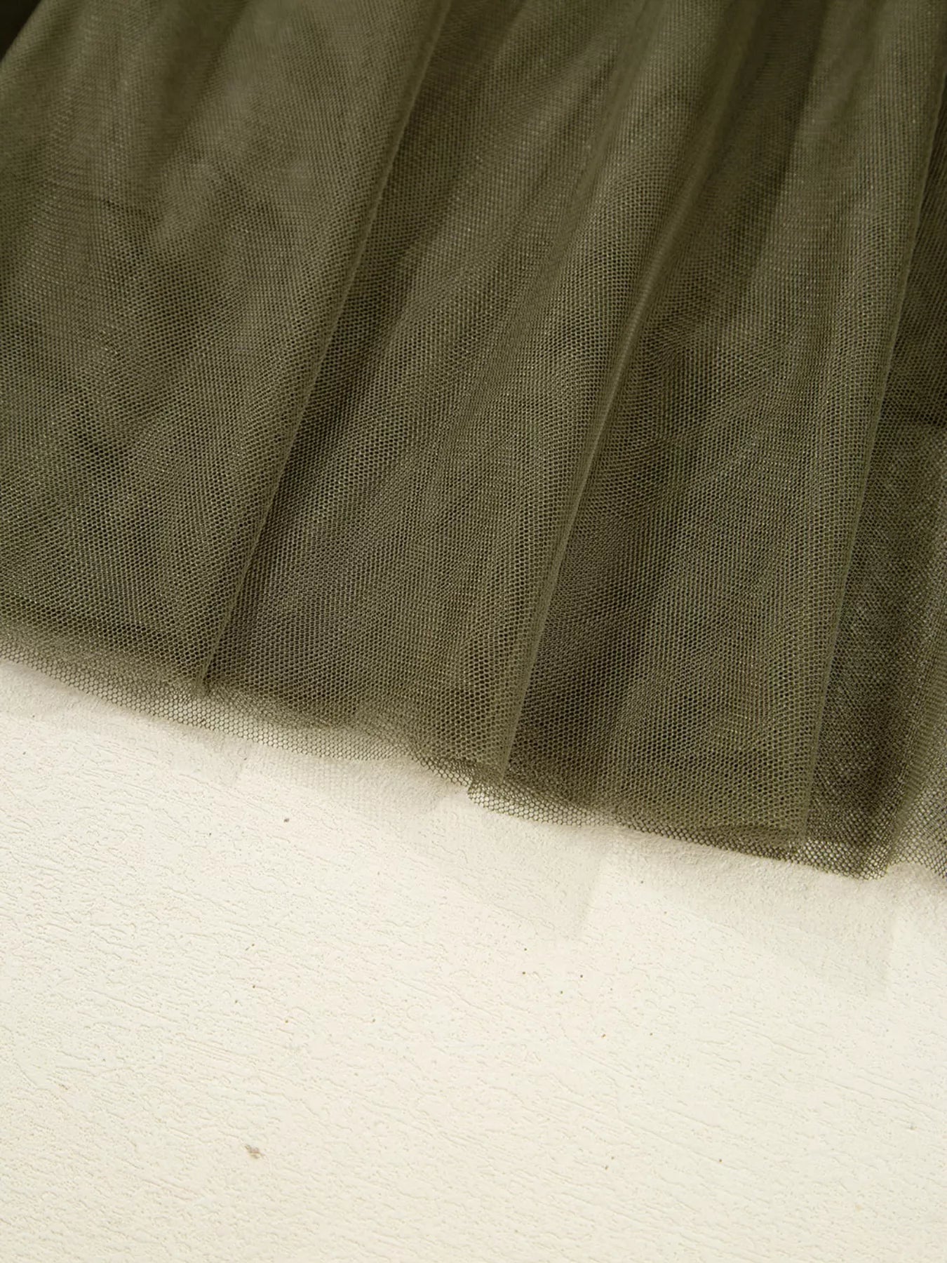 Tulle A-Line Midi Skirt