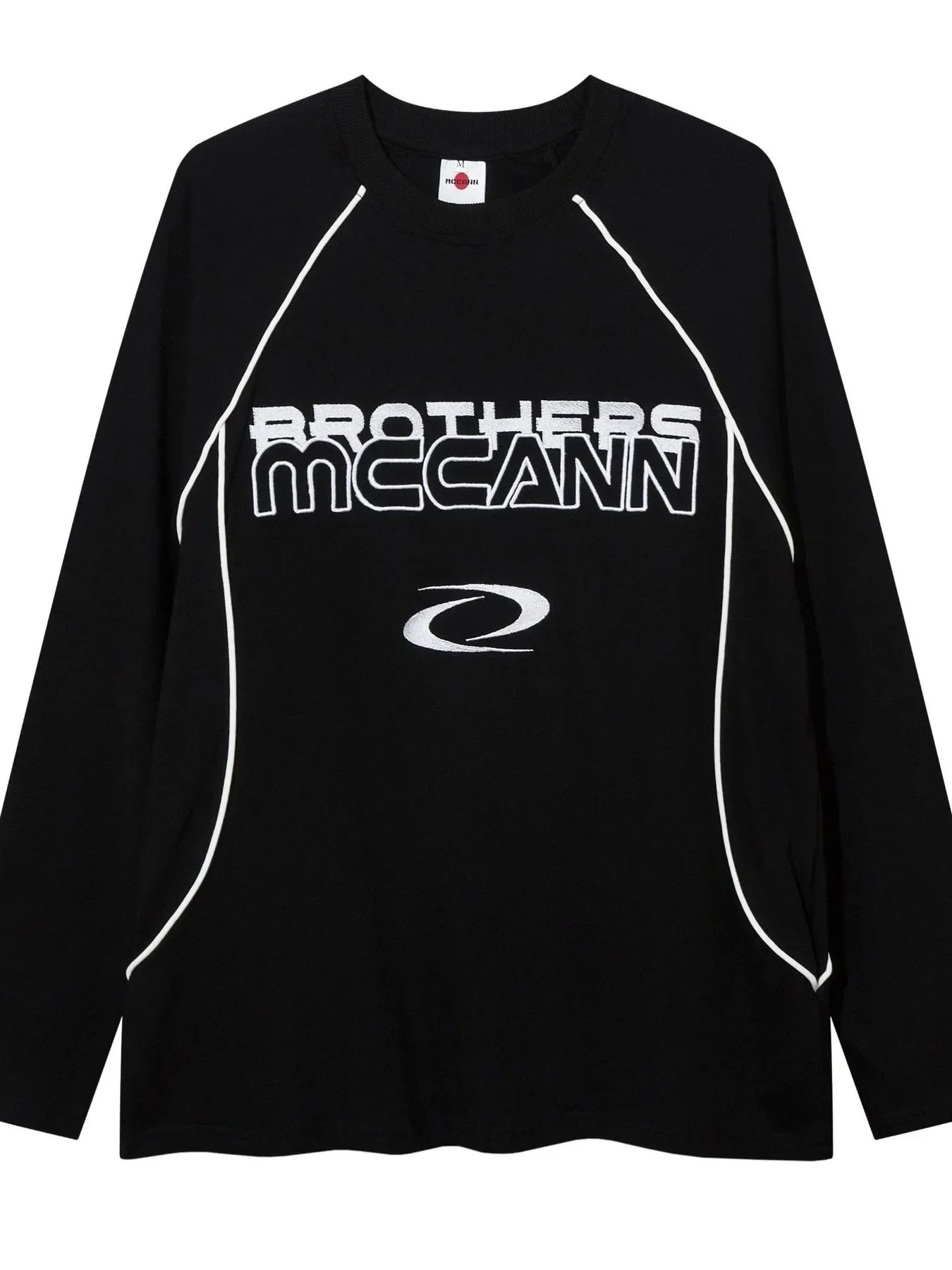 Men's Contrast Stitching Round Neck Letter Graphic T-Shirt
