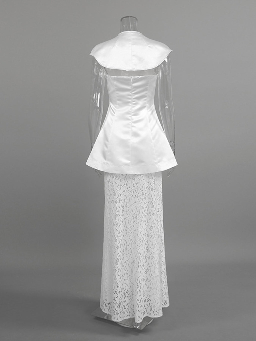 Cap Sleeve Top and Lace Skirt Set