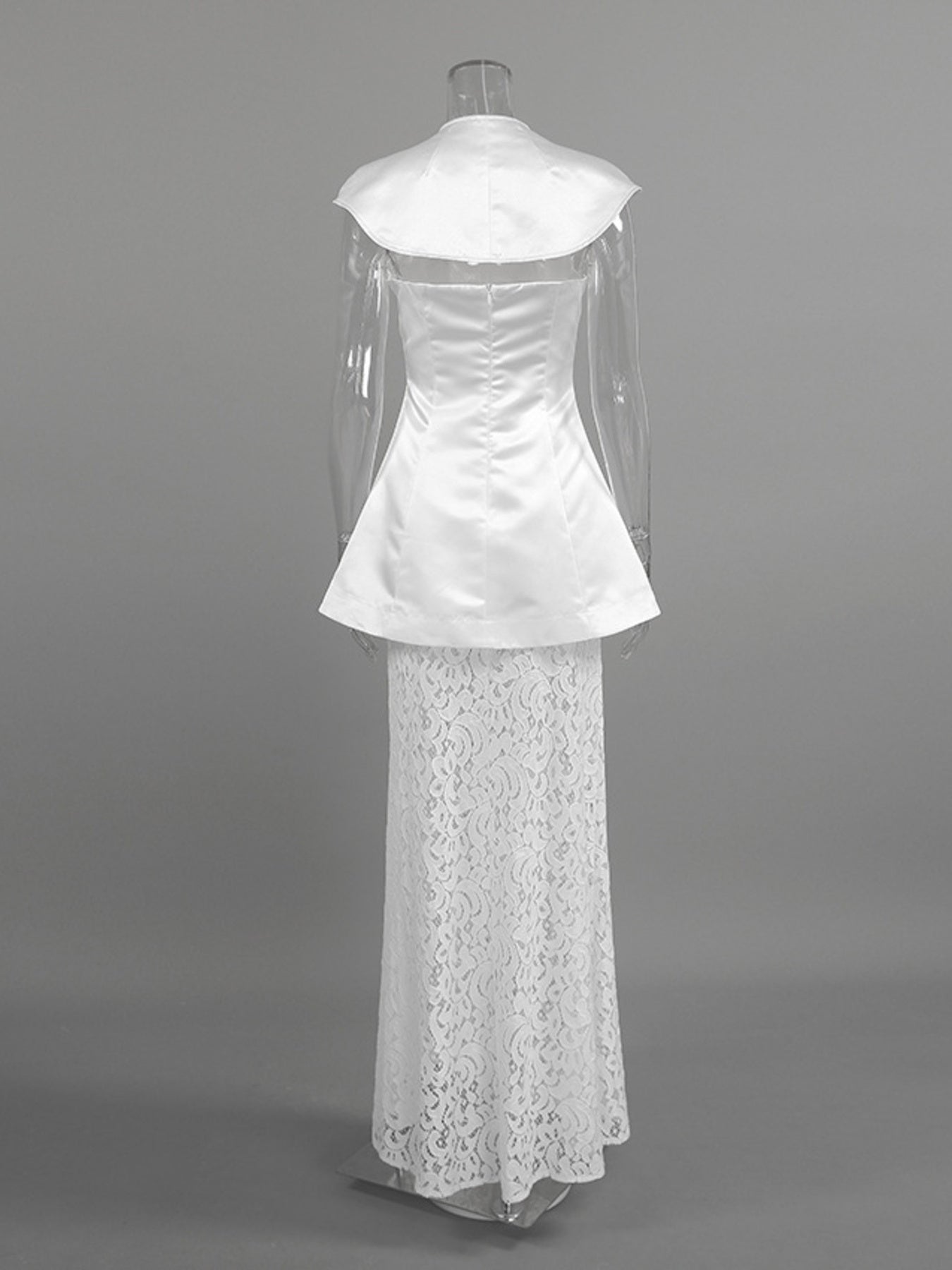 Cap Sleeve Top and Lace Skirt Set
