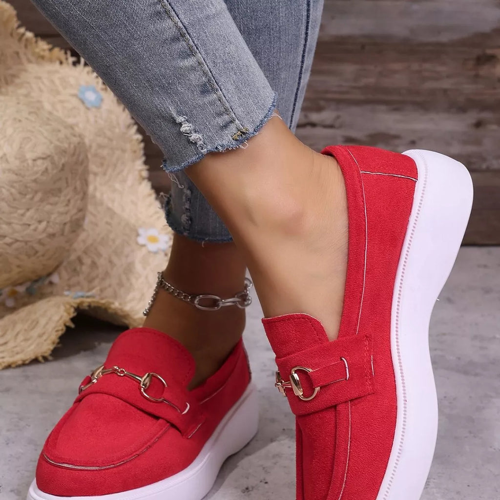 Round Toe Slip-Ons