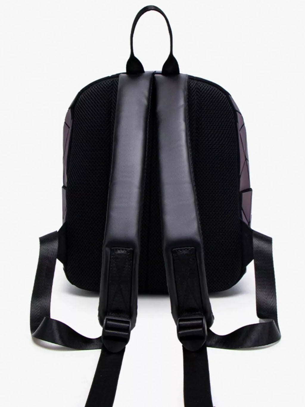 Geometric Adjustable Straps Backpack Bag