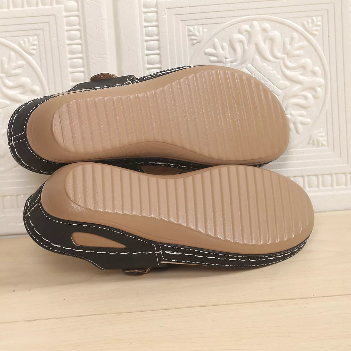 Toe Post Wedge Sandals